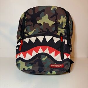 Sprayground Original Shark Camo Backpack 2014 OG Limited Edition Full Size